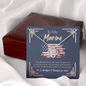 To My Marine Gift - Military Wife Necklace - Military Girlfriend Gift - Veteran Woman Gift for Her