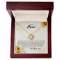 To My Mom Love Son Necklace - Always Your Little Boy - Sunflower Birthday Christmas Mother's Day Gift for MomTo My Mom Love Son Necklace - Always Your Little Boy - Sunflower Birthday Christmas Mother's Day Gift for Mom 18K Yellow Gold Finish / Luxury Box