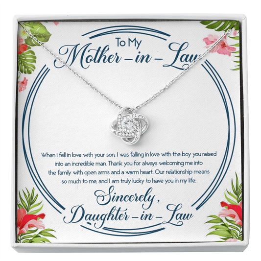 To My Mother-In-Law Gift - Step Mom Mother's Day Gift - Bonus Mom Necklace - Mother-In-Law Birthday Gift