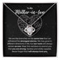 To My Mother-in-Law Necklace - Gift for Mom-in-Law - Branches on the Same Tree - Motivational Graduation, Birthday, Christmas, Wedding 14K White Gold Finish / Standard Box