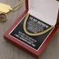 To My Nephew Cuban Link Chain Necklace - Motivational Gift for Nephew
