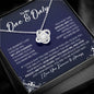 To My One & Only Necklace - My Missing Piece - Valentine's Day Anniversary Gift - Girlfriend Wife Soulmate Fiancee Birthday Christmas Gift