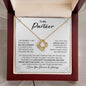 To My Partner Necklace - My Missing Piece - Valentine's Day Anniversary Gift - Girlfriend Fiancee Wife Soulmate Birthday Christmas Gift