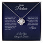 To My Partner Necklace - Your Last Everything - Gift for Partner - Valentine's Day, Anniversary Gift, Birthday Gift 14K White Gold Finish / Standard Box