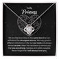 To My Princess Necklace - Gift for Princess - Branches on the Same Tree - Motivational Graduation, Birthday, Christmas, Wedding Gift 14K White Gold Finish / Standard Box