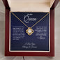 To My Queen Necklace - Your Last Everything - Gift for Queen - Valentine's Day, Anniversary Gift, Birthday Gift