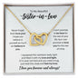 To My Sister-in-Law Necklace - Promise to Love You - Motivational Graduation Gift - Sister-in-Law Birthday Gift - Christmas Gift 18K Yellow Gold Finish / Standard Box
