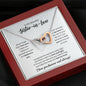 To My Sister-in-Law Necklace - Promise to Love You - Motivational Graduation Gift - Sister-in-Law Birthday Gift - Christmas Gift