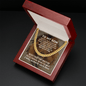 To My Son Cuban Link Chain Necklace - Motivational Gift for Son
