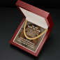 To My Son-In-Law Cuban Link Chain Necklace - Motivational Gift for Son-In-Law