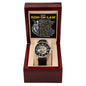 To My Son-in-Law Openwork Skeleton Watch - Gift for Bonus Son - Motivational Graduation, Birthday, Christmas, Wedding Gift