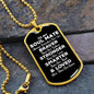 To My Soul Mate Dog Tag Necklace - Always Remember You Are Braver - Motivational Graduation Gift - Soul Mate Birthday Gift - Christmas Gift Military Chain (Gold) / No