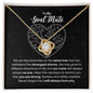 To My Soul Mate Necklace - Gift for Soulmate - Branches on the Same Tree - Motivational Graduation, Birthday, Christmas, Wedding Gift 18K Yellow Gold Finish / Standard Box