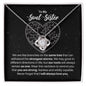 To My Soul Sister Necklace - Gift for Soul Sister - Branches on the Same Tree - Motivational Graduation, Birthday, Christmas, Wedding Gift 14K White Gold Finish / Standard Box