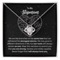 To My Stepmom Necklace - Gift for Stepmother - Branches on the Same Tree - Motivational Graduation, Birthday, Christmas, Wedding Gift 14K White Gold Finish / Standard Box
