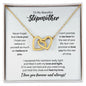 To My Stepmother Necklace - Promise to Love You - Motivational Graduation Gift - Stepmother Birthday Gift - Christmas Gift 18K Yellow Gold Finish / Standard Box