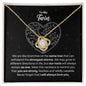 To My Twin Necklace - Gift for Twin - Branches on the Same Tree - Motivational Graduation, Birthday, Christmas, Wedding Gift 18K Yellow Gold Finish / Standard Box