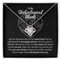 To My Unbiological Mom Necklace - Gift for Unbiological Mom - Branches on Same Tree - Motivational Graduation, Birthday, Christmas, Wedding 14K White Gold Finish / Standard Box