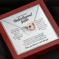 To My Unbiological Sister Necklace - Promise to Love You - Motivational Graduation Gift - Unbiological Sister Birthday Gift - Christmas Gift