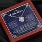 To My Valentine Necklace - My Missing Piece - Valentine's Day Anniversary Gift - Girlfriend Wife Fiancee Soulmate Birthday Christmas Gift