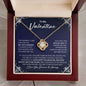 To My Valentine Necklace - My Missing Piece - Valentine's Day Anniversary Gift - Girlfriend Wife Fiancee Soulmate Birthday Christmas Gift