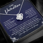 To My Valentine Necklace - My Missing Piece - Valentine's Day Anniversary Gift - Girlfriend Wife Fiancee Soulmate Birthday Christmas Gift