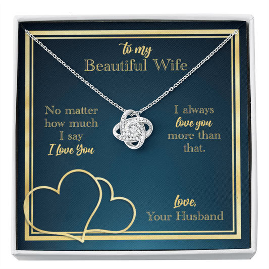 To My Wife Necklace - Anniversary Gift For Wife - Birthday Gift For Wife - Christmas Gift For Wife - Jewelry For Wife - Gift For Wife's Birthday