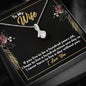 To My Wife Necklace - Gift for Wife from Husband - Sweet I Love You Wife Jewelry
