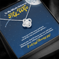 To My Wife Necklace - I Love You to the Moon and Back - Jewelry Gift for Valentine's Day or Anniversary
