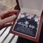 To My Wife Necklace - Valentine's Day Gift for Wife - Wife Anniversary Gift - Sentimental Birthday Gift for Her
