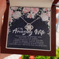 To My Wife Necklace - Valentine's Day Gift for Wife - Wife Anniversary Gift - Sentimental Birthday Gift for Her