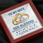 To My Wife Necklace - Wedding Gift for Wife - Anniversary, Valentine's Day, Birthday Necklace for Wifey