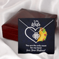 To My Wife Necklace - You Are the Only Meat for My Taco - Funny Anniversary or Valentine's Day Gift