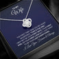 To My Wife Necklace - You're the One - Gift for Wife - Valentine's Day, Anniversary Gift, Birthday Gift