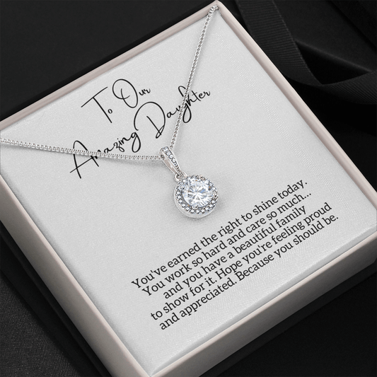 To Our Daughter Necklace - Mother's Day Jewelry Gift for Daughter