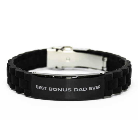 Unique Bonus Dad Bracelet, Best Bonus Dad Ever, Gift for Bonus Dad