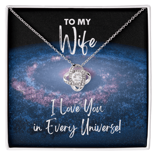 Wife Gift - I Love You In Every Universe Jewelry - Necklace for Dr. Strange Fan