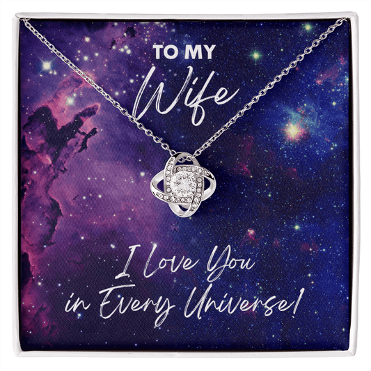 Wife Gift - I Love You In Every Universe Necklace - Jewelry for Dr. Strange Fan