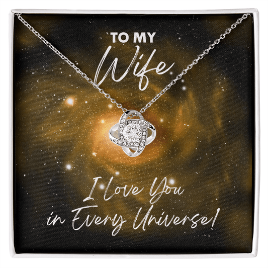 Wife Necklace - I Love You In Every Universe Gift - Necklace for Dr. Strange Fan