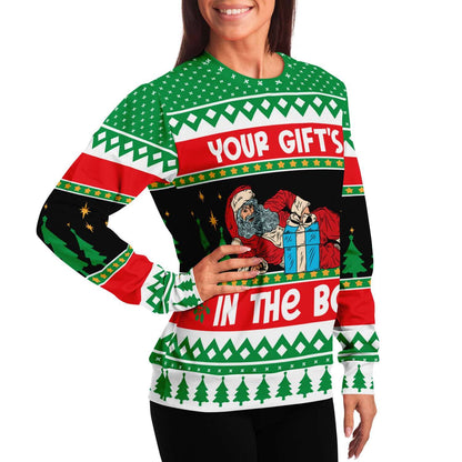 Your Gift's In the Box - Funny Dick in a Box Ugly Christmas Sweater